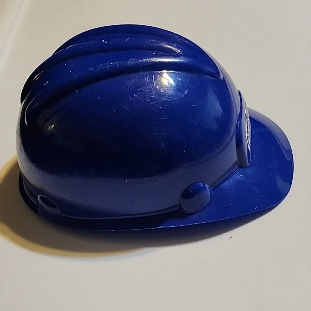 Blue Lowe's Hard Hat